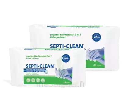 Septi-clean Lingette DÉsinfectante Paquet/70 à Lesparre-Médoc