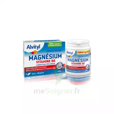 Alvityl Magnésium Vitamine B6 Libération Prolongée Comprimés Lp B/45 à Lesparre-Médoc